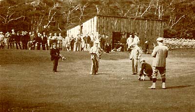 [J.H. Taylor at the 1896 Open Championship]